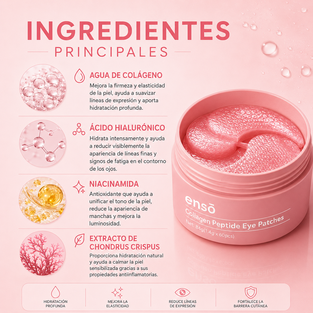 Dúo de Parches de Hidrogel para Mirada Cansada: Pink + Purple