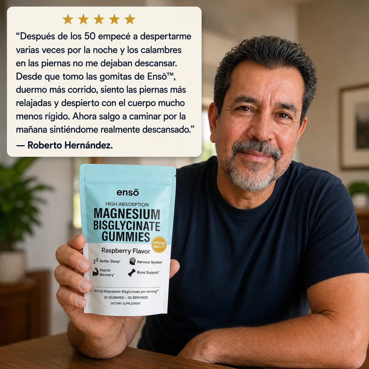 Ensō™: Gomitas de Magnesio Bisglicinato para Descanso y Recuperación